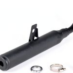 Yamaha PW50 Muffler SUNQIAO Black Painted Silencer-0