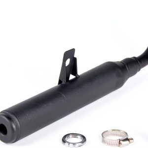 Yamaha PW50 Muffler SUNQIAO Black Painted Silencer-0