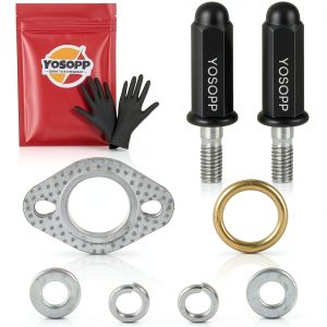 YOSOPP GY6 Exhaust Gasket Set 50-150cc Scooters ATV Metal Mute Kit-0