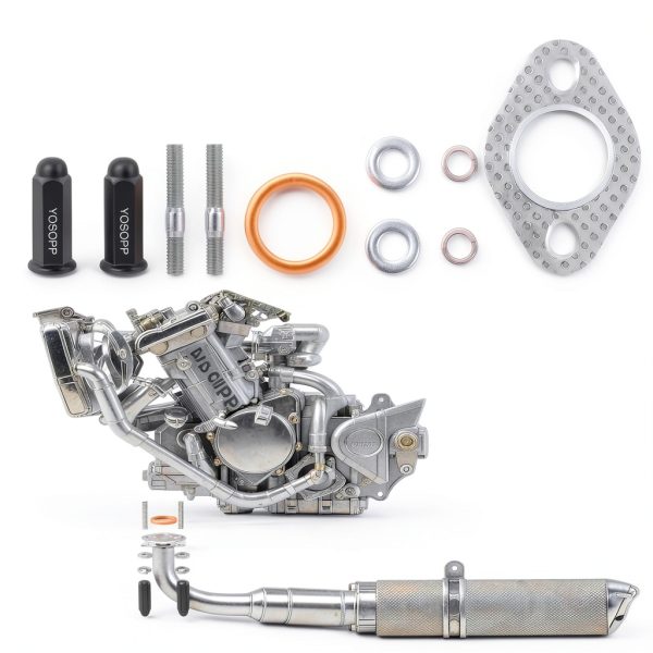 YOSOPP GY6 Exhaust Gasket Set 50-150cc Scooters ATV Metal Mute Kit-1