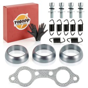 YOSOPP Powersports Exhaust Gasket – High Temp Silicone Seal-0